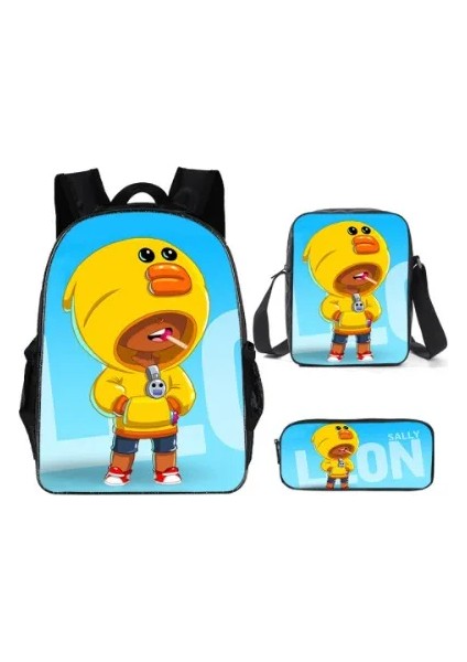 3 Adet/takım Oyun Sırt Çantası Yeni Oyun Yıldızı Moda Sırt Çantası Omuz Çantası 3D Baskılı Okul Çantası Mochilas Öğrenci Sırt Çantası (Yurt Dışından)