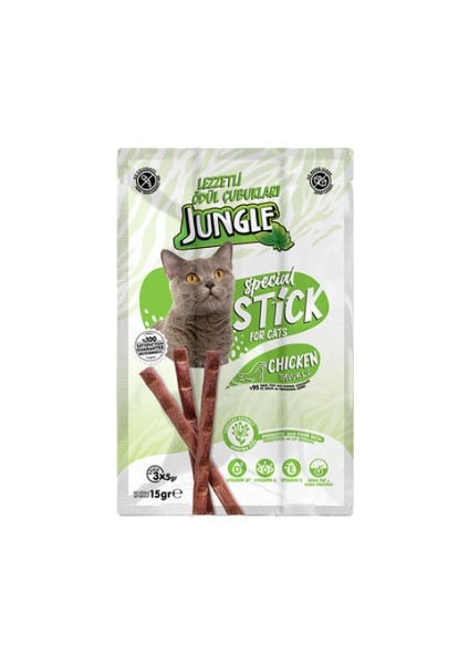 Tavuklulu Stick Kedi Ödül Maması 15 gr