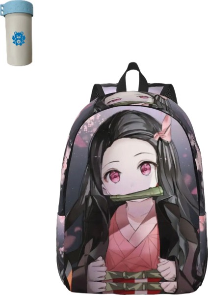 Sırt Çantası Erkek Günlük Okul Çantası Üniversite Anime Kimestu No Yaiba Çantası (Yurt Dışından)
