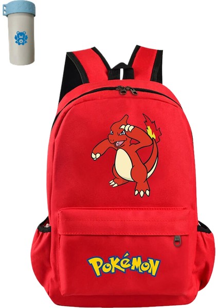 Yüksek Kaliteli Pokemon Pikachu Sırt Çantası Charmander Bulbasaur (Yurt Dışından)