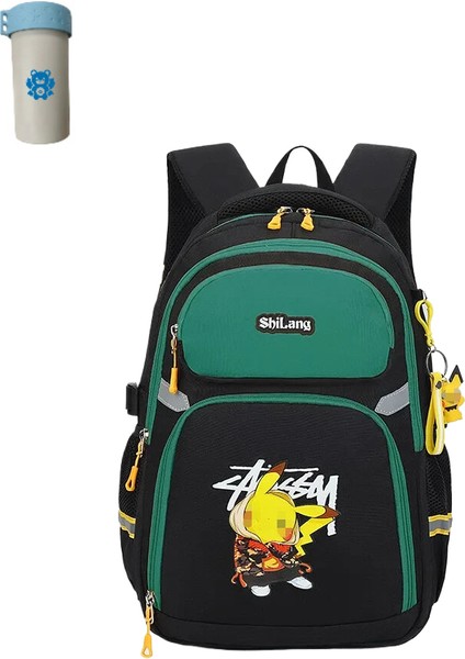 Öğrenci Yıldırım Sırt Çantası Seyahat Çantası Laptop Çantası Okul Çantası Saklama Çantası (Yurt Dışından)