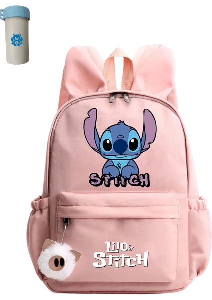 Sevimli Disney Lilo Dikişli Sırt Çantası Kız Erkek Öğrenci Gençler Çocuk Sırt Çantası (Yurt Dışından)