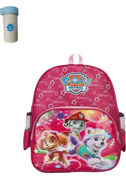 Devriye Çocuk Sırt Çantası Anime Karakter Kovalayan Okul Çantası Sevimli Karikatür Büyük Kapasiteli Seyahat Çantası Erkekler ve Kızlar Için Doğum Günü Hediyesi (Yurt Dışından)