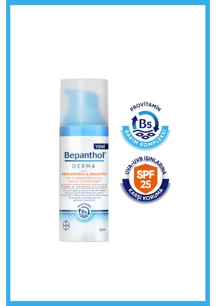 Derma Spf 25 Yüz Bakım Kremi + 3 Adet Derma Spf 25 Yüz Bakım Kremi 5ml Hediyeli