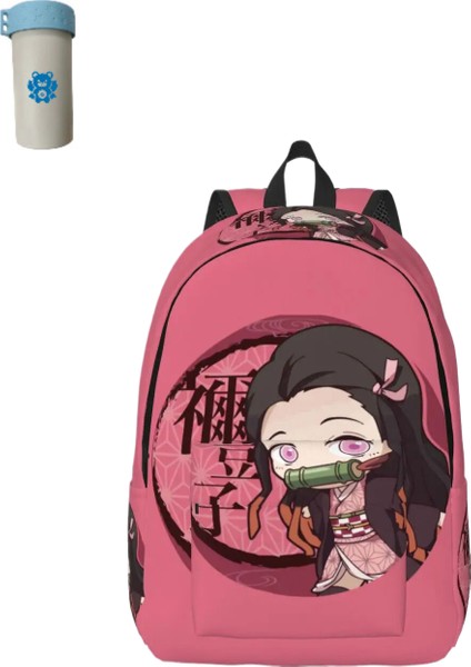 Sırt Çantası Erkek Günlük Okul Çantası Üniversite Anime Kimestu No Yaiba Çantası (Yurt Dışından)