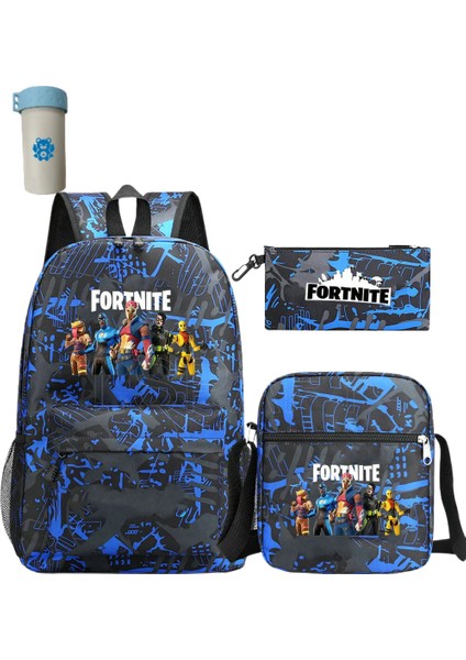 Erkek Genç Okul Çantası Öğrenci Sırt Çantası Kadın Naylon Yumuşak Fortnıte Okul Çantası Genç Rahat Okul Çantası (Yurt Dışından)