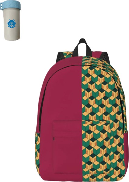 Sırt Çantası Erkek Günlük Okul Çantası Üniversite Anime Kimestu No Yaiba Çantası (Yurt Dışından)