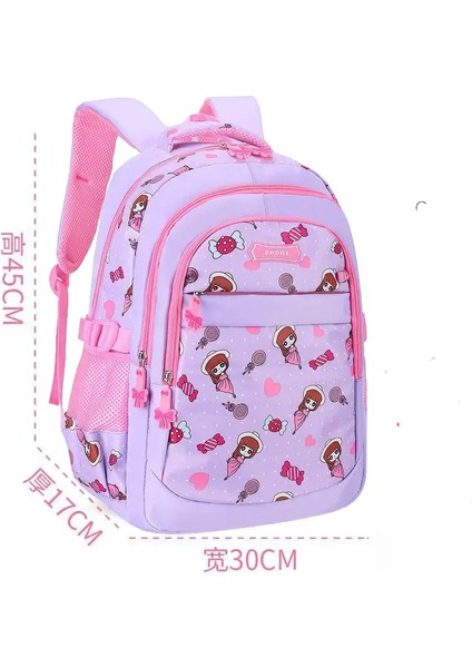 Okul Omuz Çantası Tasarımcı Havalandırma Hafif Aşınmaya Dayanıklı Büyük Kapasiteli Sırt Çantası Omurga Koruması (Yurt Dışından)