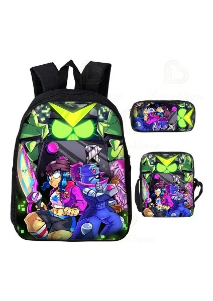 3 Adet/takım Oyun Sırt Çantası Yeni Oyun Yıldızı Moda Sırt Çantası Omuz Çantası 3D Baskılı Okul Çantası Mochilas Öğrenci Sırt Çantası (Yurt Dışından)