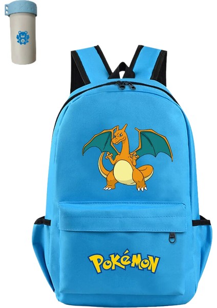 Yüksek Kaliteli Pokemon Pikachu Sırt Çantası Charmander Bulbasaur (Yurt Dışından)