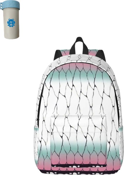 Sırt Çantası Erkek Günlük Okul Çantası Üniversite Anime Kimestu No Yaiba Çantası (Yurt Dışından)