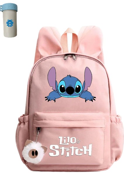 Kız Sırt Çantası Erkek Gençler Sırt Çantası Rahat Okul Çantası Seyahat Tavşan Kulakları Sırt Çantası (Yurt Dışından)