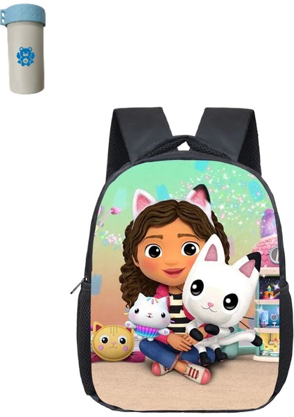 12 Inç Karikatür Gabby Okul Çantası Anaokulu Çocuk Çocuk Okul Sırt Çantası (Yurt Dışından)