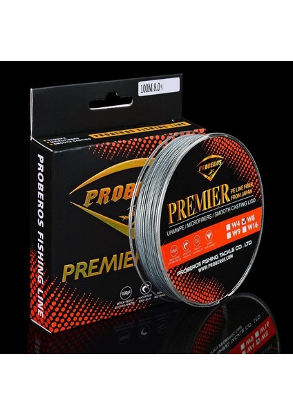 8 Düzenlendi 100M Majestic Horse Fish Misina, Misina Numarası: 0.6 / 8lb (Yurt Dışından)