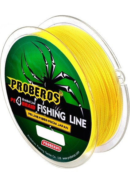 2 Pcs Proberos 4 Düzenlendi 100M Güçlü At Balık Misina, Misina Numarası: 0.6 / 8lb (Yurt Dışından)