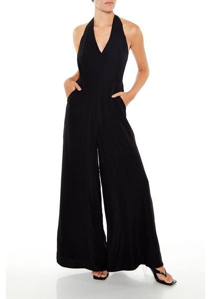 F21 Wide-Leg Halter Yaka Tulum