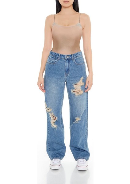 Renk Geçişli Askılı Body