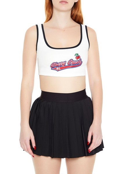 Chery Crush Baskılı Crop Atlet