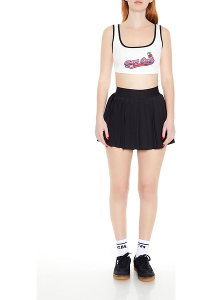 Chery Crush Baskılı Crop Atlet