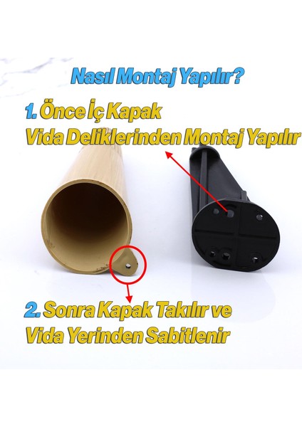 Açılı Konik 12 cm Açık Ceviz Renk Ayak Mobilya Yükseltici Baza Ayağı Koltuk Kanepe Altı Puf Ayakları