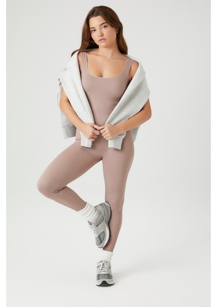 F21 Dikişisiz Askılı Tulum