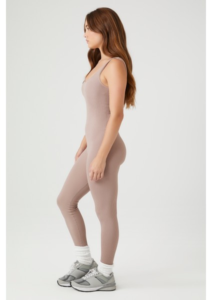 F21 Dikişisiz Askılı Tulum
