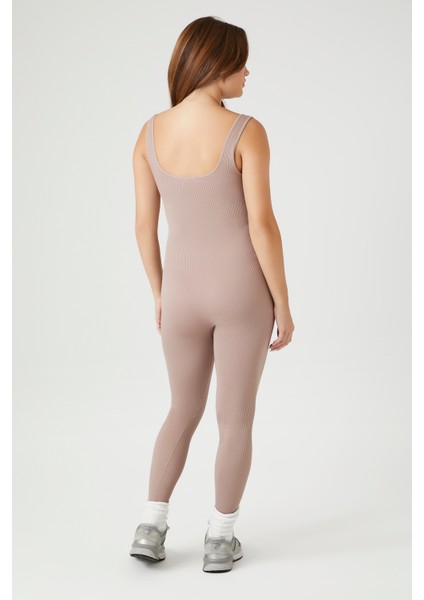 F21 Dikişisiz Askılı Tulum