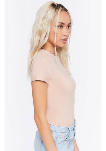 Pamuklu Kısa Kollu Body