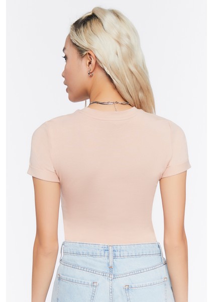 Pamuklu Kısa Kollu Body
