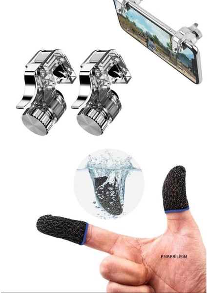 Emrebilisim R11 Metal Pubg Oyun Tetik Aparati TA01