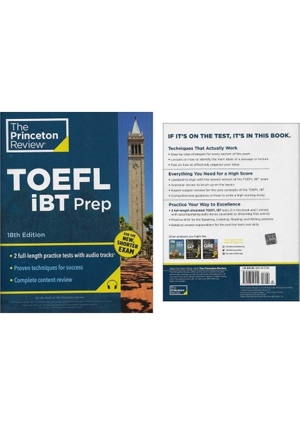 Princeton Review Toefl Ibt Prep With Audio/listening Tracks, 18TH Edition