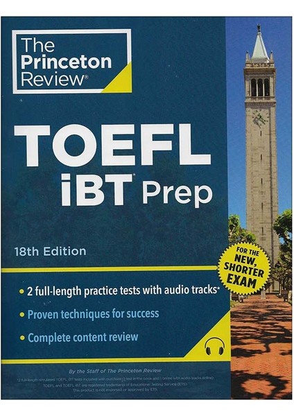Princeton Review Toefl Ibt Prep With Audio/listening Tracks, 18TH Edition