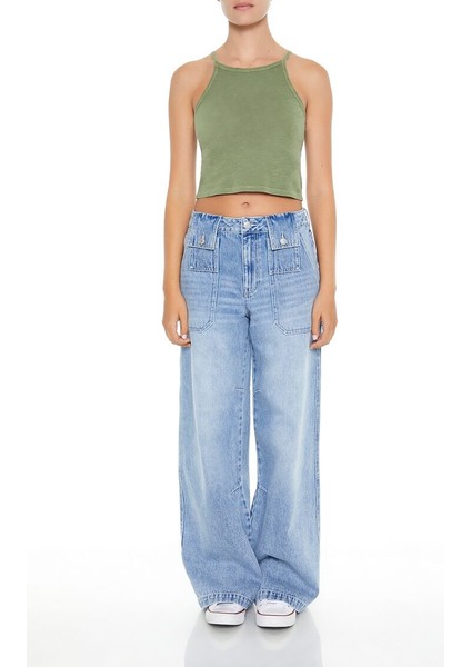 Jarse Crop Askılı Atlet