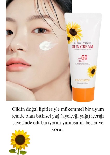 Passcuı Kırışıklıkve Koyu Leke Karşıtı Yoğun Besleyici ve Nemlendirici Kore Güneş Kremi 100ML fırsatları