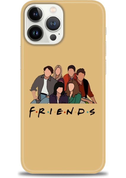 iPhone 15 Pro Max Kılıf Hd Baskılı - Friends + 9h Nano Ekran Koruyucu