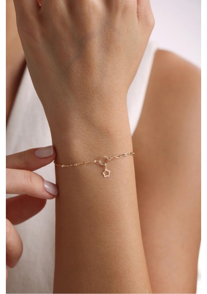 Slim Yıldız Sallantılı Işıltılı Bileklik fırsatları