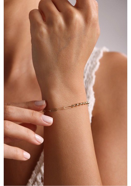 Italyan Tasarım Uzun Ataş & Top Bileklik fiyatları