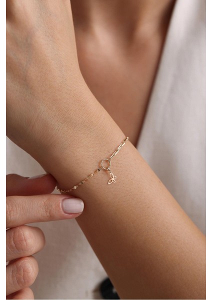 Slim Kelebek Sallantılı Işıltılı Bileklik modelleri