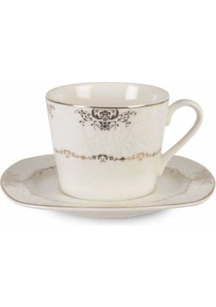 Çay Takımı Porselen 2 Kisilik 4 Parça