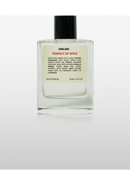 Tempest Of Spice Oriental Fujer Aromatik Uzun Süre Kalıcı 100 ml Erkek Parfüm