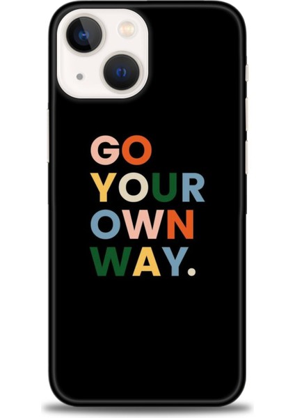 iPhone 15 Kılıf Hd Baskılı - Go Your + 9h Nano Ekran Koruyucu