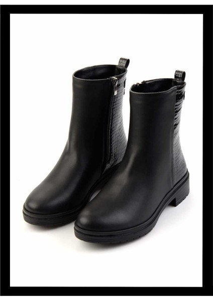 Siyah Kadın Bot & Bootie K02724201509