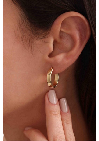 Italyan Tasarım Oval Halka Küpe fiyatları