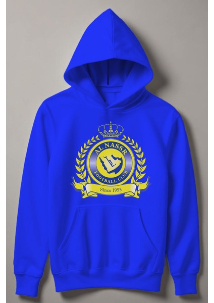 Al Nassr Football Fc 1955 Arma Baskılı Çocuk Sweatshirt 23284