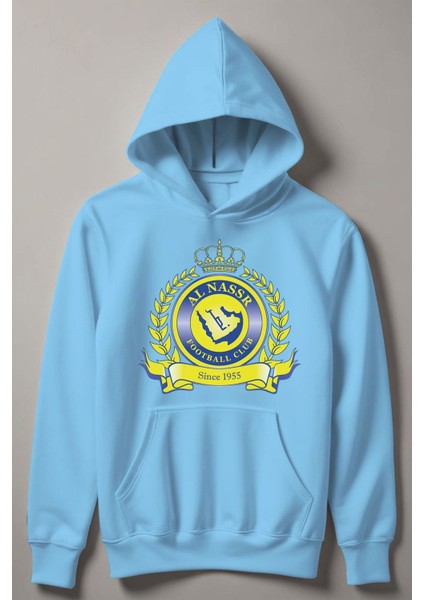 Al Nassr Football Fc 1955 Arma Baskılı Çocuk Sweatshirt 23284