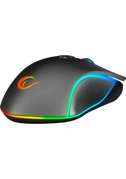 Alpor Rgb Mouse Drag Click 12800 Dpi Gaming Mouse Oyuncu Mouse Makrolu Örgü Kablo