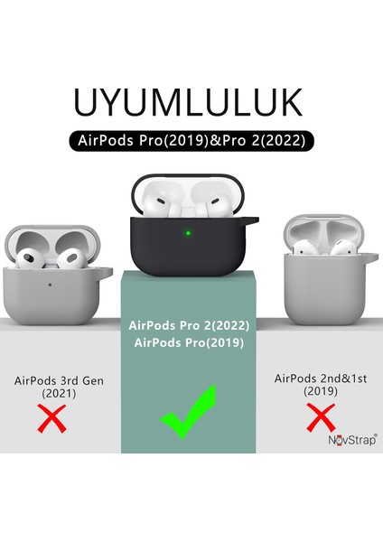 Apple Airpods Pro/airpods Pro 2. Nesil Ile Uyumlu Kılıf Toz Tıpalı Yumuşak Liquid Silikon fiyatları