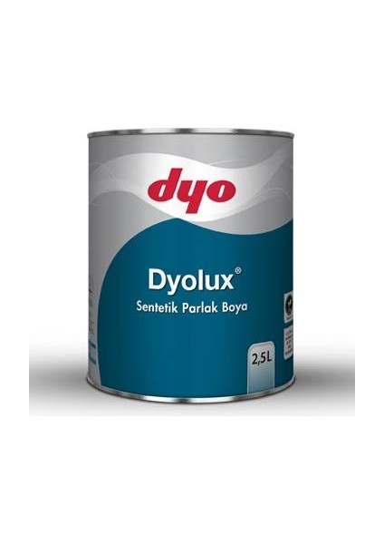 Dyolüx Sentetik Parlak Boya 2.5 Lt Siyah