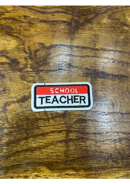 6x3 cm Ütü Ile Yapışan Teacher Arma Dikiş Aplike modelleri