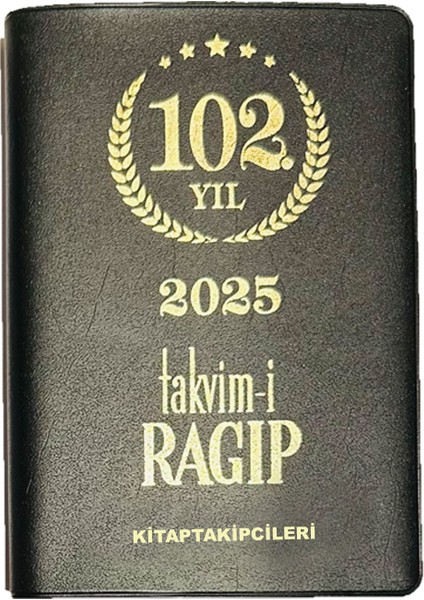 2025 Takvimi Ragıp Uluğ 102. Yıl Cep Boy Plastik Kapak, Türkiye Haritası Hediyeli